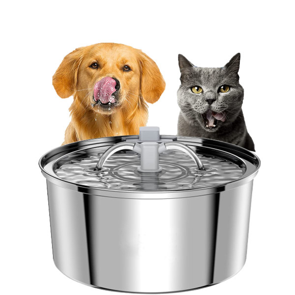 Norbi Automatic Pet Water Fountain Stainless Steel Cat Dog Water